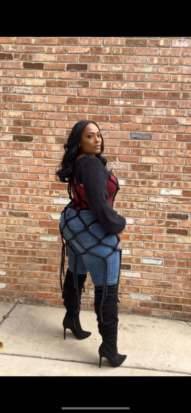 Hey Girl One-Size Sweater