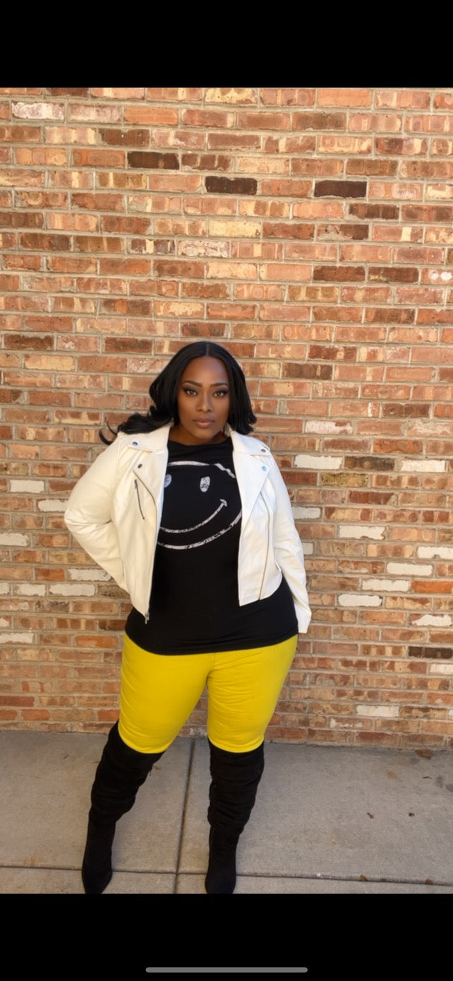 Biker Girl Plus-size Crop Jacket