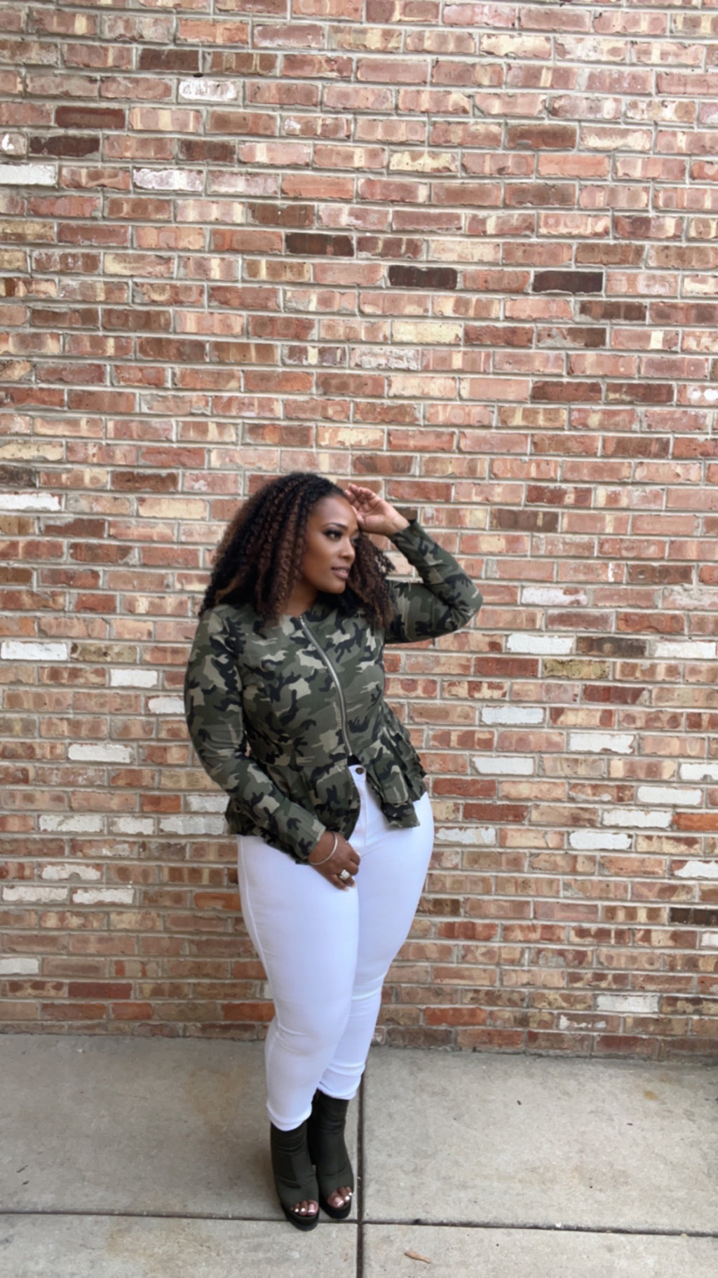 Army Girl Peplum