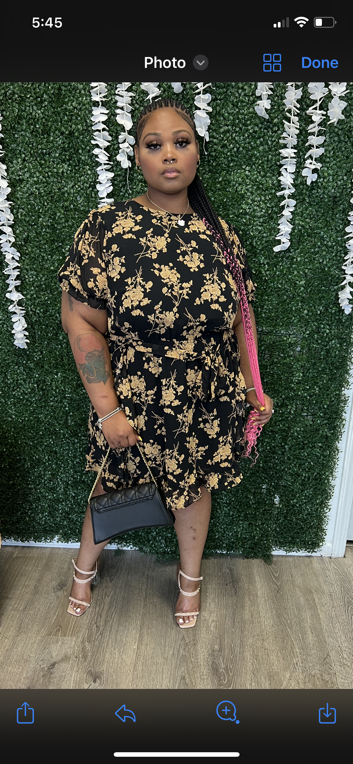 Fall For Fall Plus-Size Flounce Dress