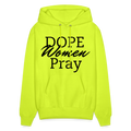 Doper Women Pray Hoodie - safety green