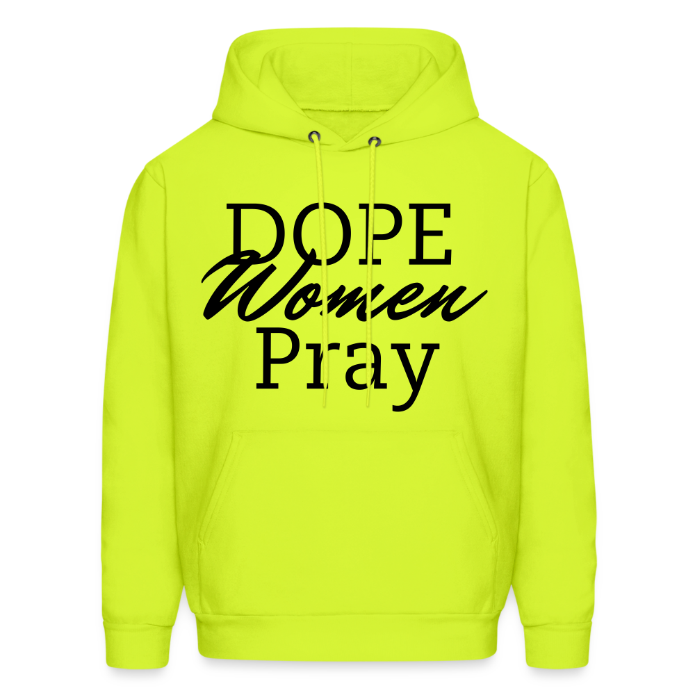 Doper Women Pray Hoodie - safety green