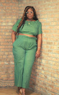 Green with Envy Two-Piece Suit
