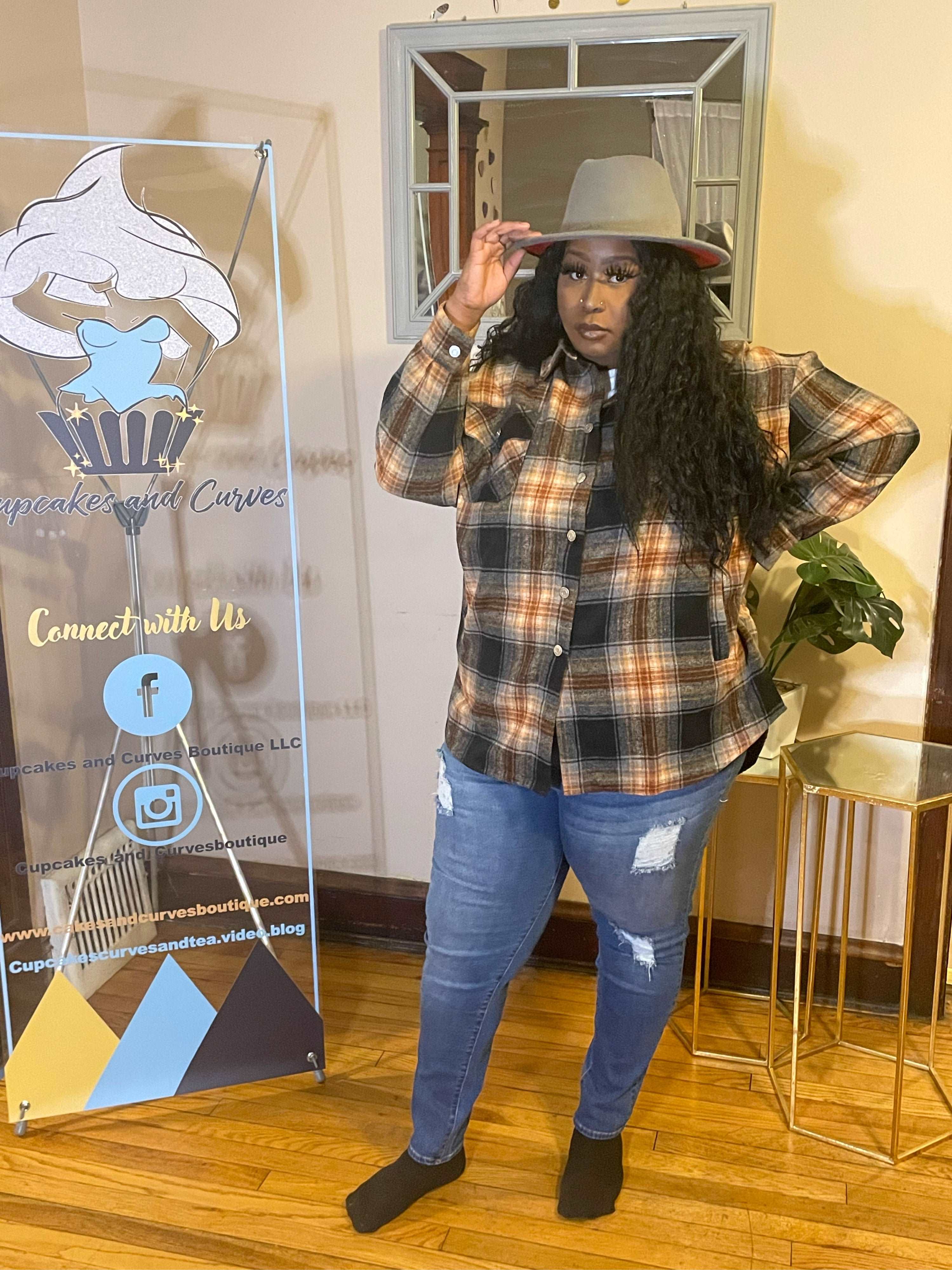 Varsity Blue Distressed Jean