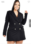 Just Blaze Plus-size Suit Jacket Dress