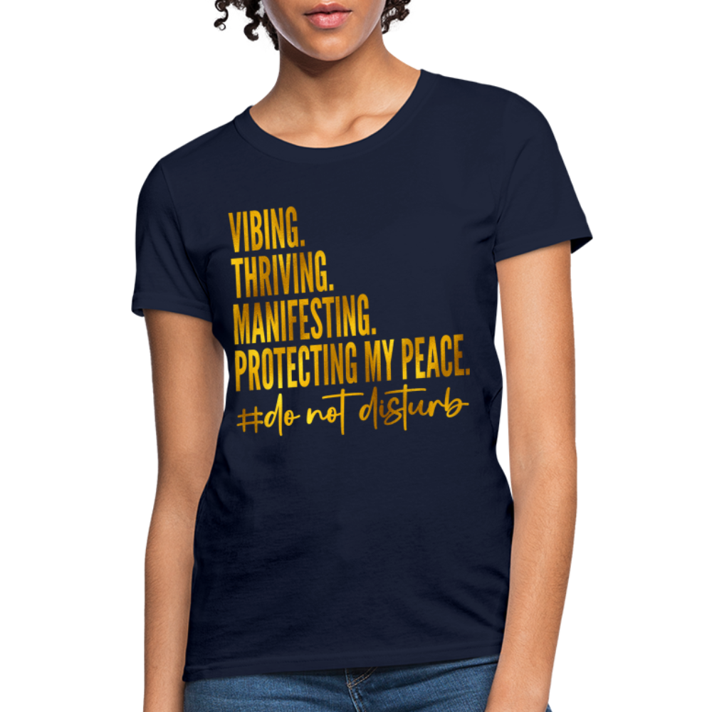 Good Vibes Only T-shirt - navy